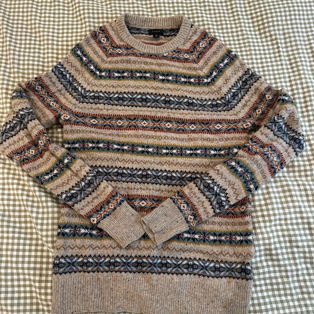 J. Crew Men's Wool Crewneck Sweater
